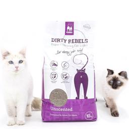 Kattsand Dirty Rebels Neutral Oparfymerat 10kg